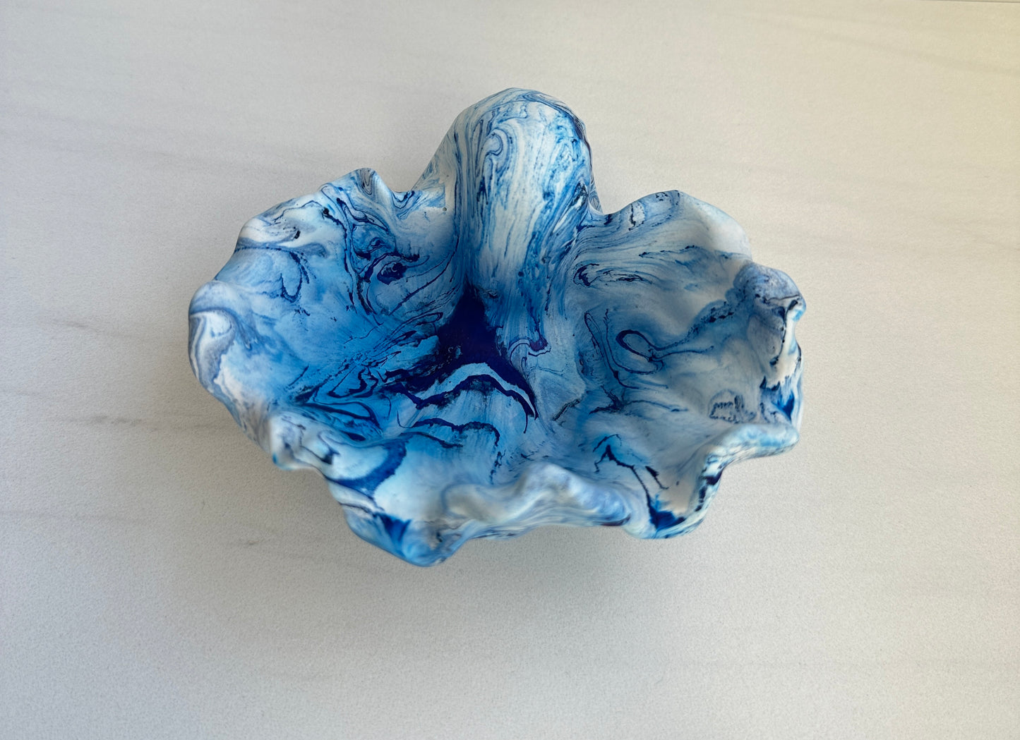 Coastal Blue Conch Shell Dish
