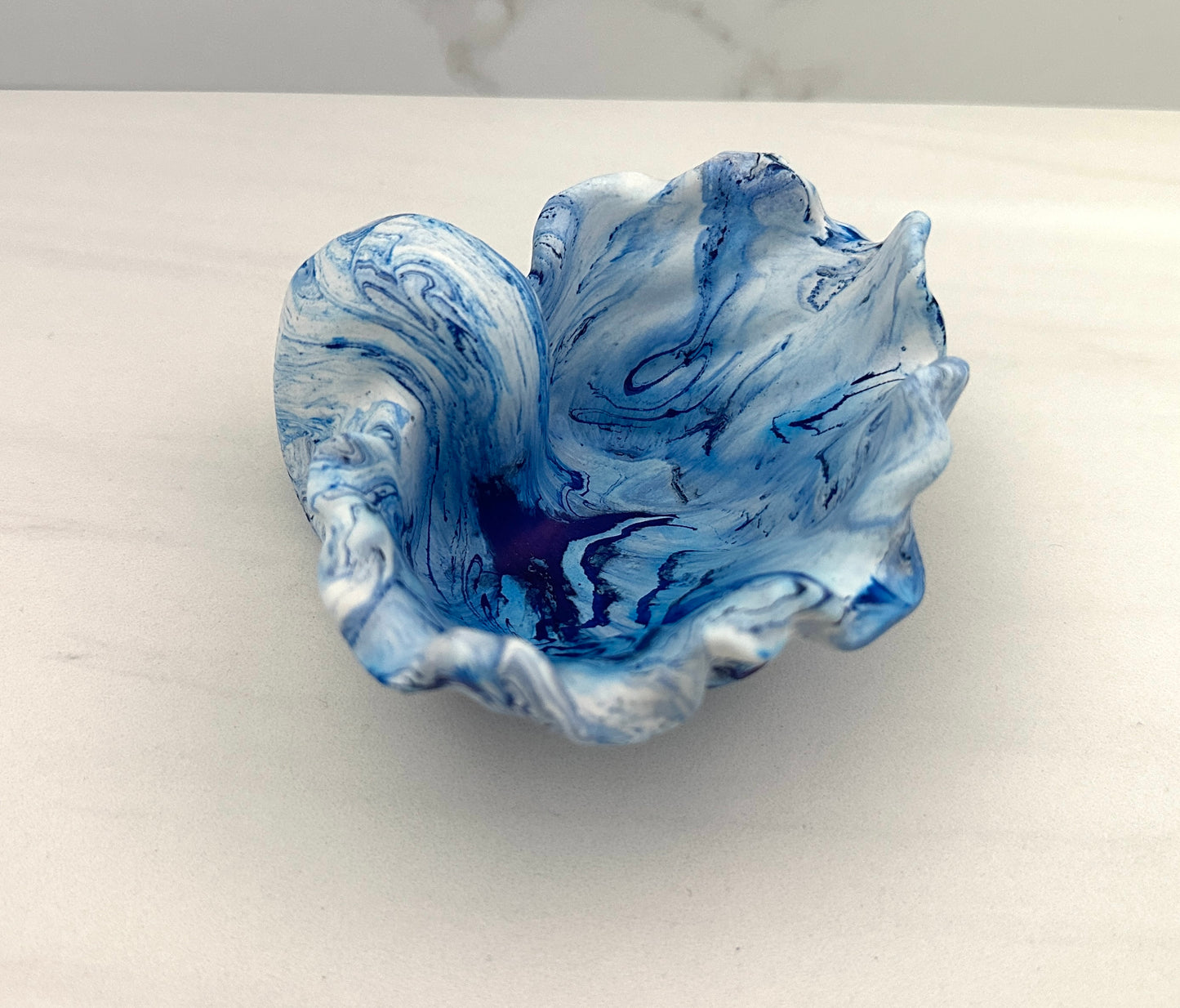 Coastal Blue Conch Shell Dish