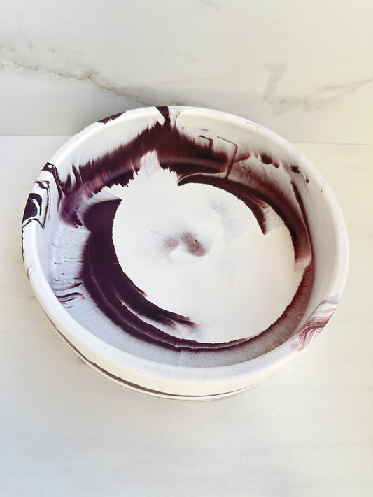 Midnight Plum Statement Bowl
