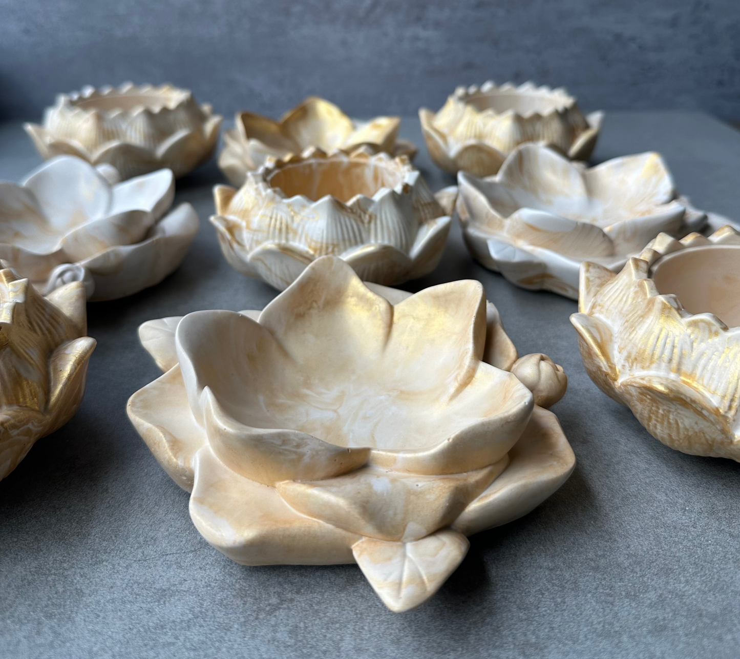 The Golden Magnolia Trinket Dish