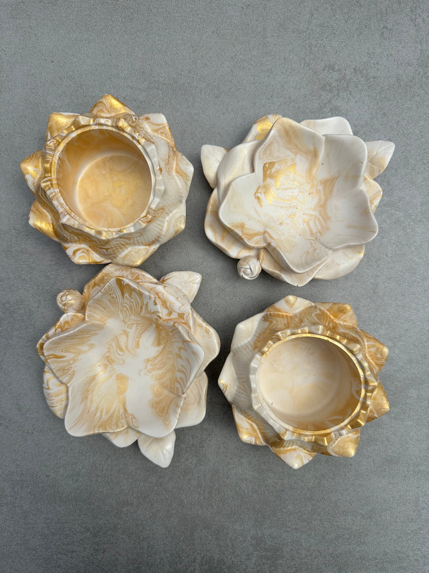 The Golden Magnolia Trinket Dish