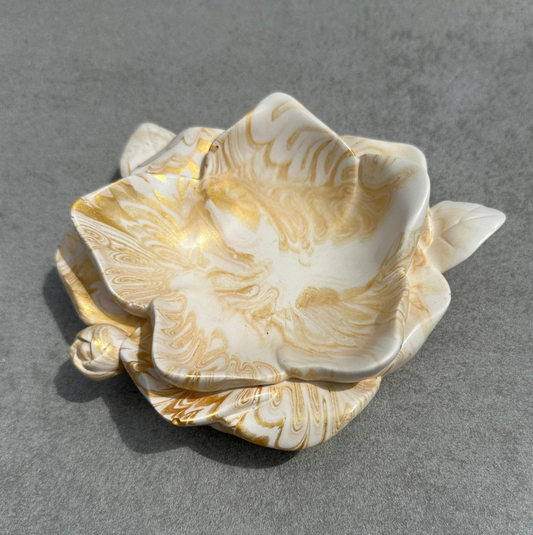 The Golden Magnolia Trinket Dish