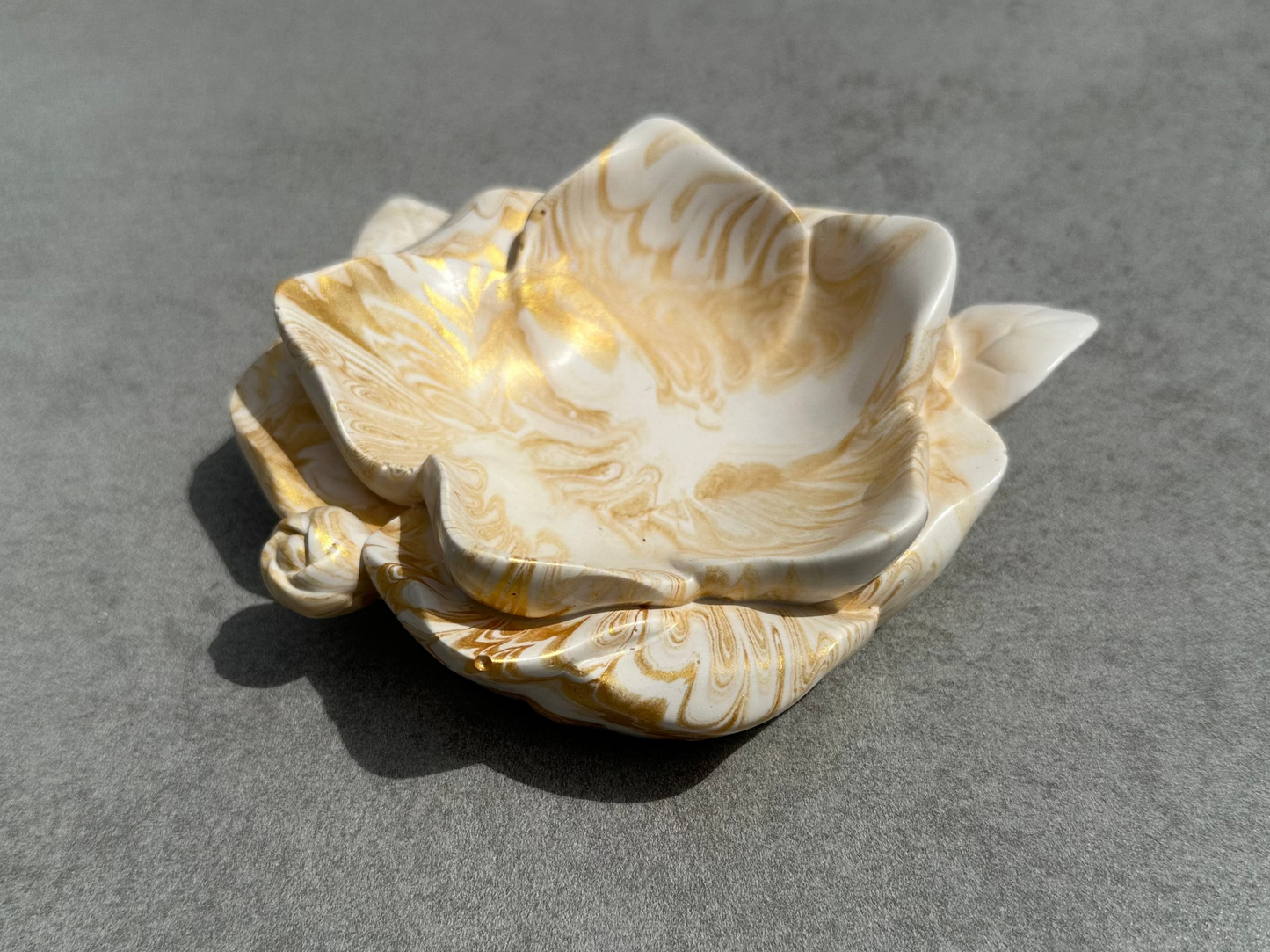 The Golden Magnolia Trinket Dish