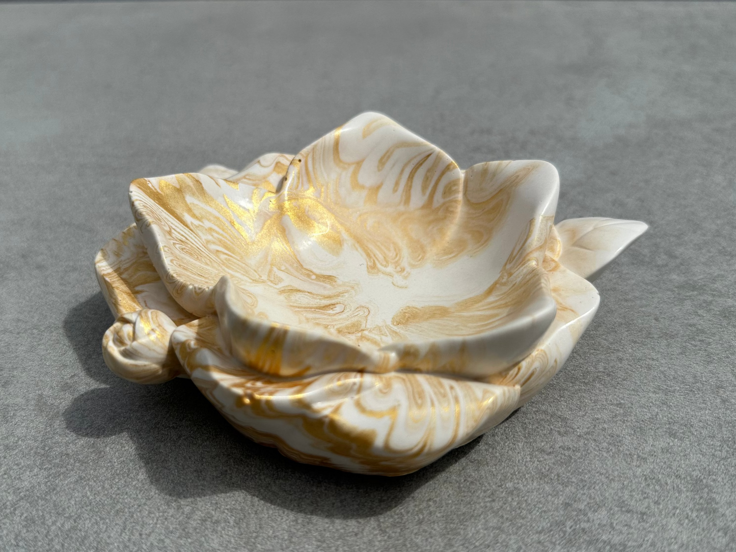 The Golden Magnolia Trinket Dish