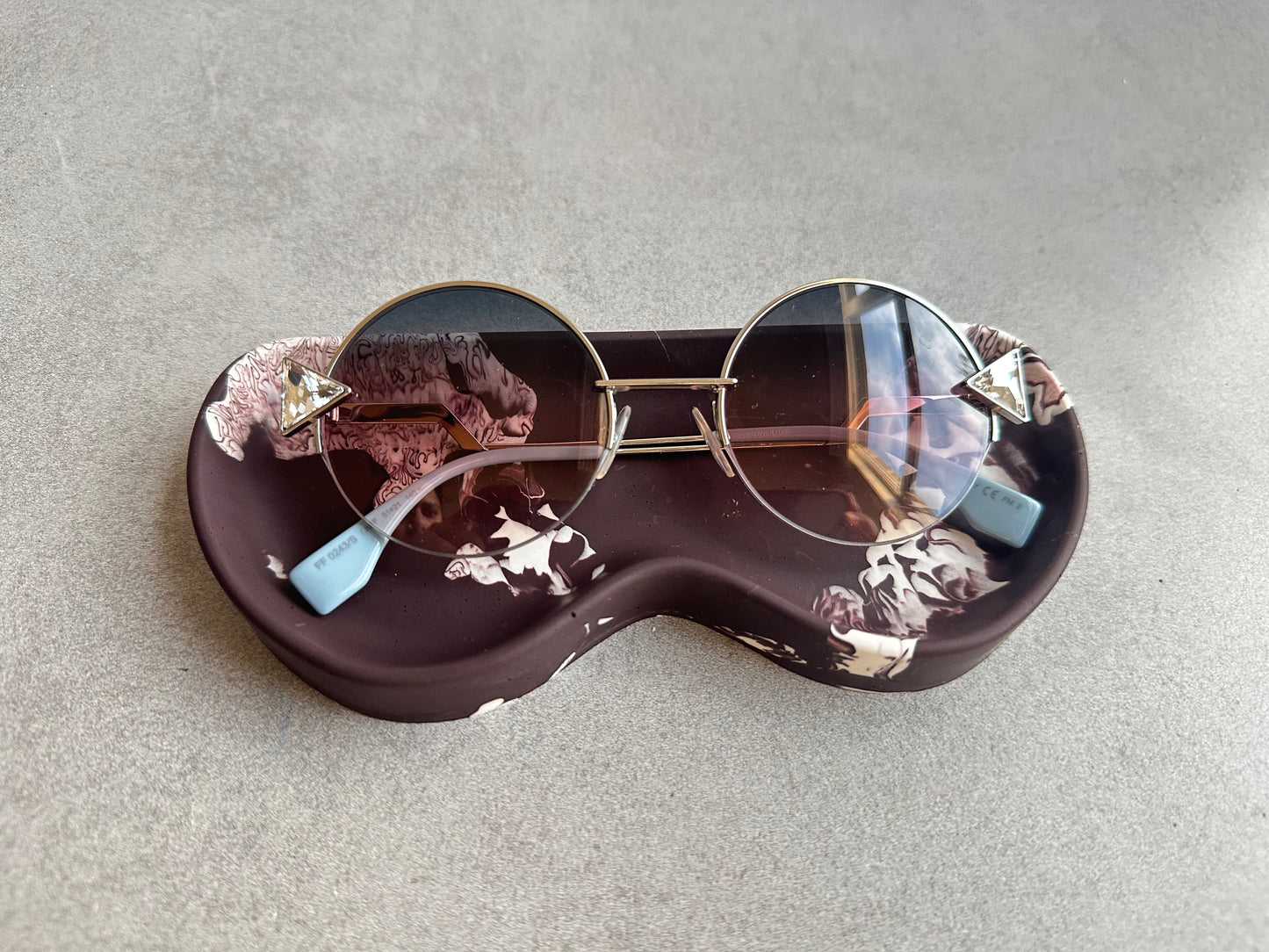 Midnight Wink Glasses Tray / Decorative Tray