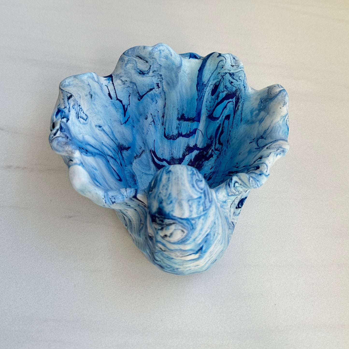 Coastal Blue Conch Shell Dish