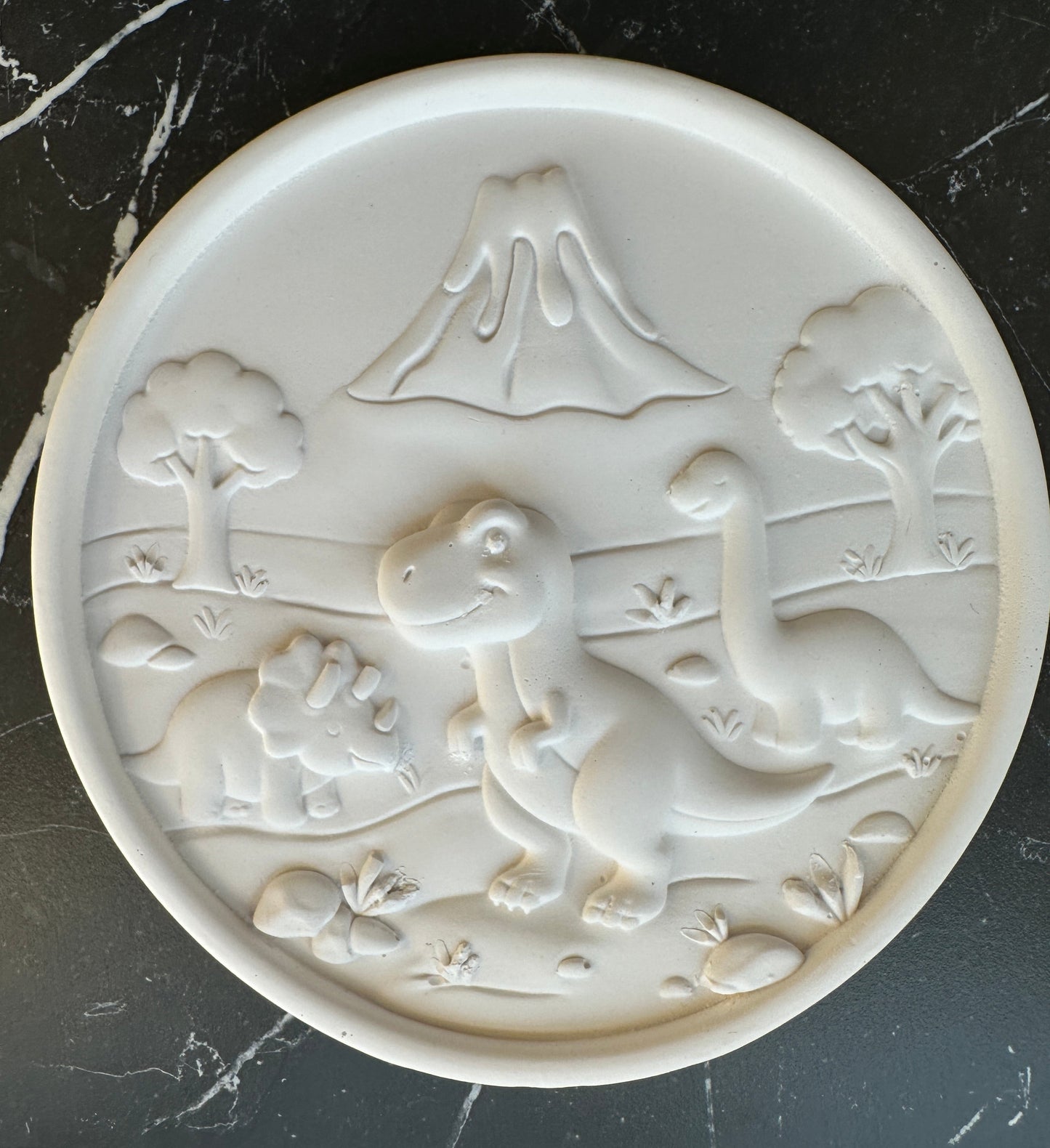 Dinosaur Plaque Paint Your Own Kit, DIY craft activity, paint party favor, dinosaur gift, craft kit for teens